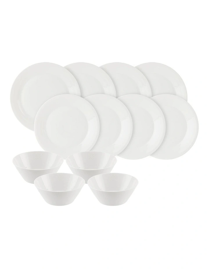 1815 Pure 12 Piece Dinner Set in White
