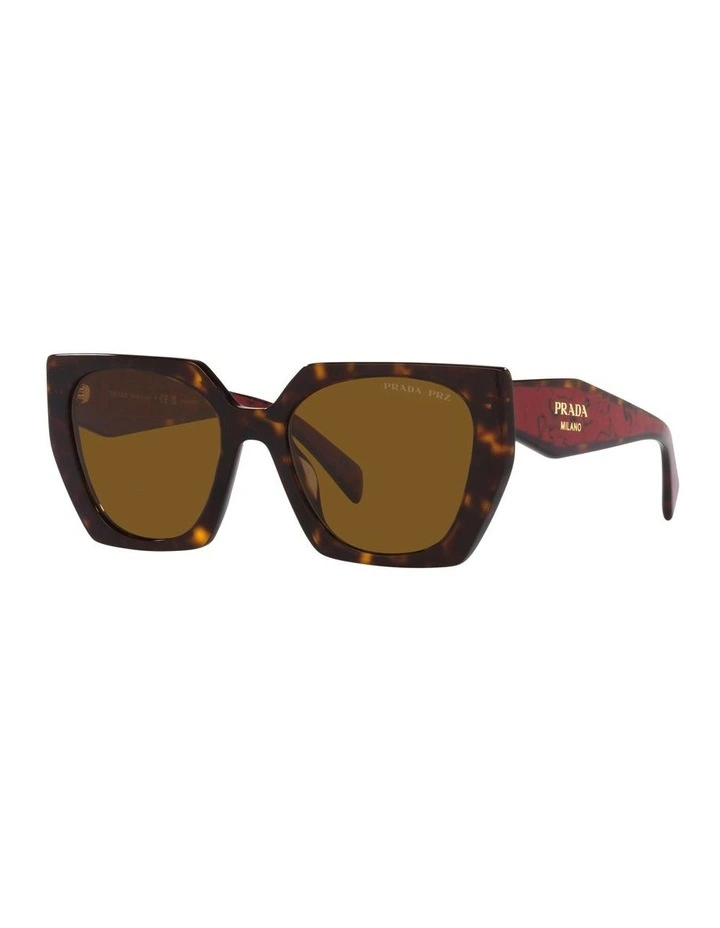 0PR 15WS Polarised Sunglasses in Tortoise