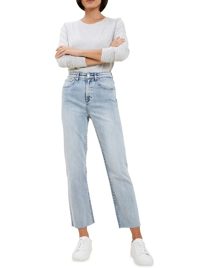 Core Straight Leg Jean Light Blue