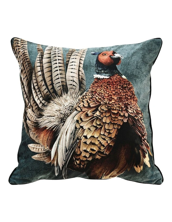 Phil the Pheasant Cushion 50x50cm in Multi