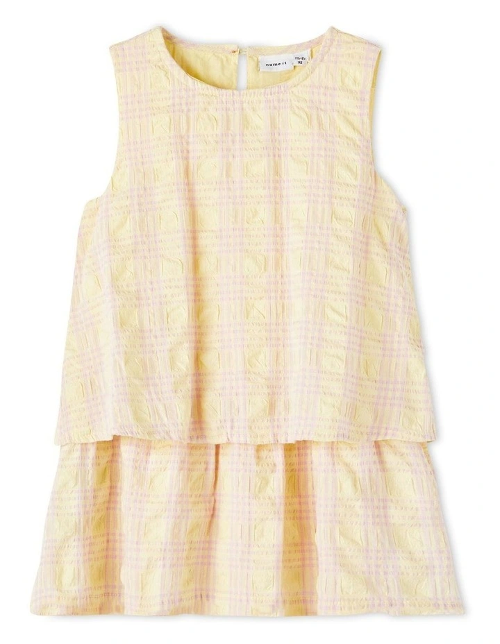 Hesina Spencer Dress in Yellow