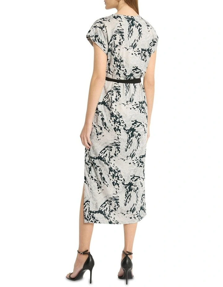 Lady Luck Tee Dress in Grey