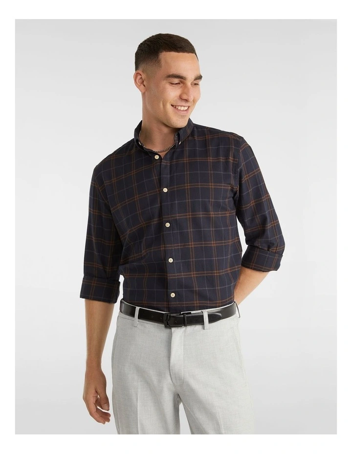 Lawson Long Sleeve Shirt in Ink