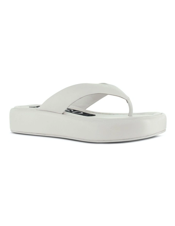 Xolani Flat Sandals in White