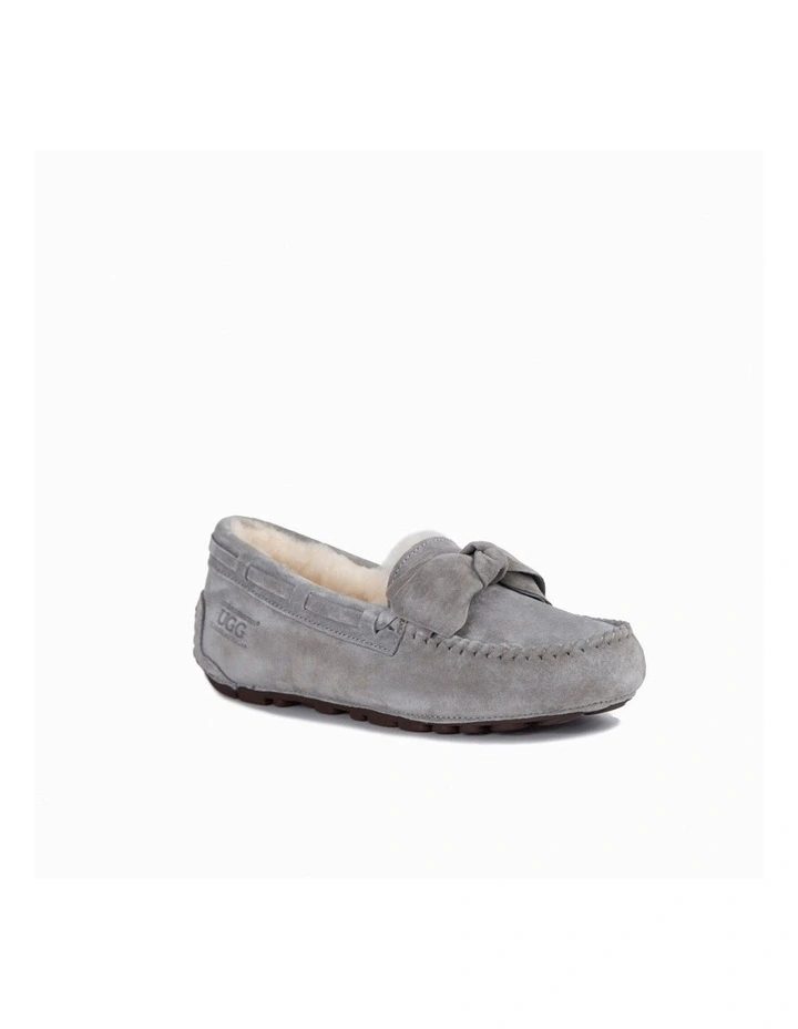 Remi Ladies Moccasin Loafers in Grey