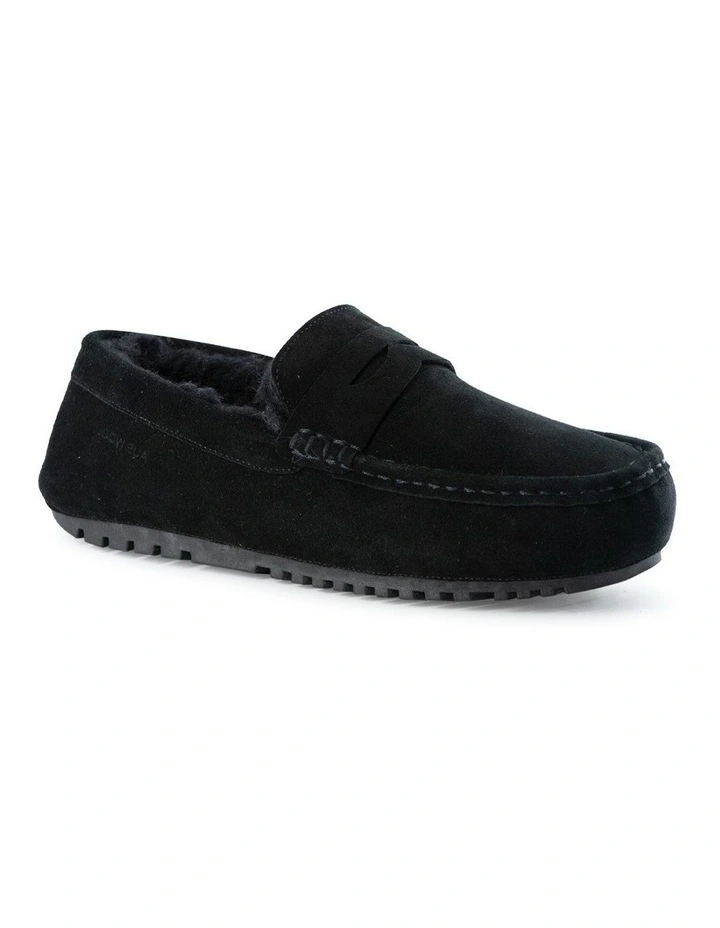 Men Terrigal Cosy Moccas Black