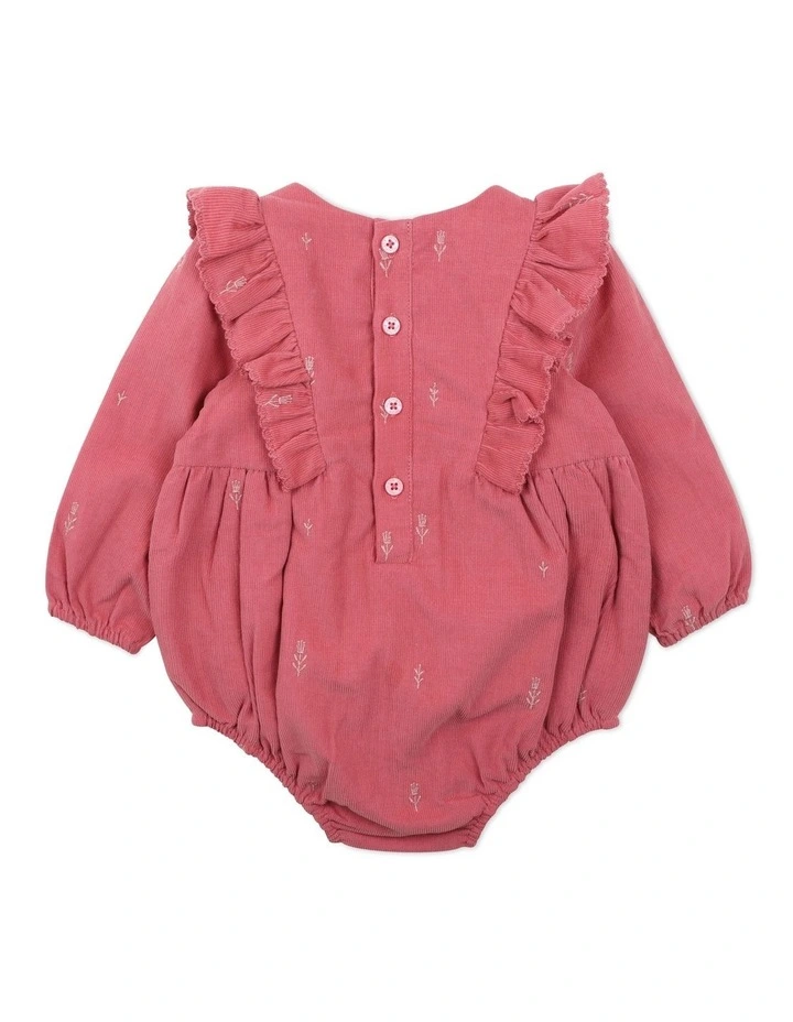 Piper Cord Bodysuit in Pink