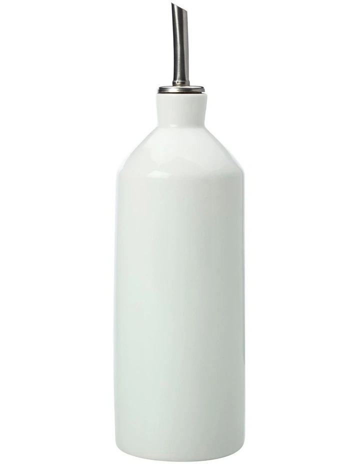 Basics Oil Bottle Boxed 500ml in White
