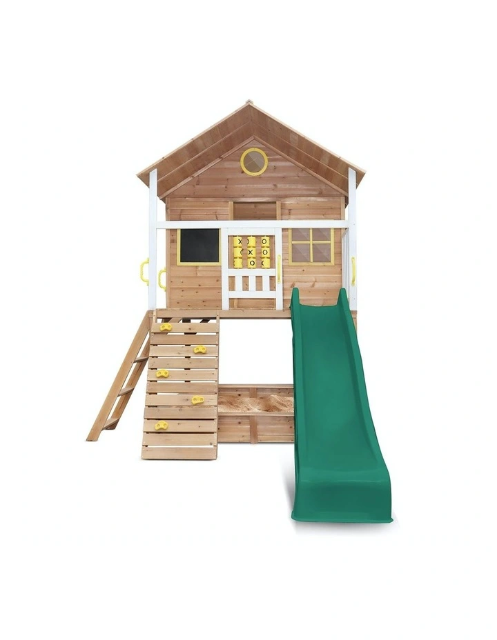 Lifespan Kids Warrigal Cubby House with Green Slide