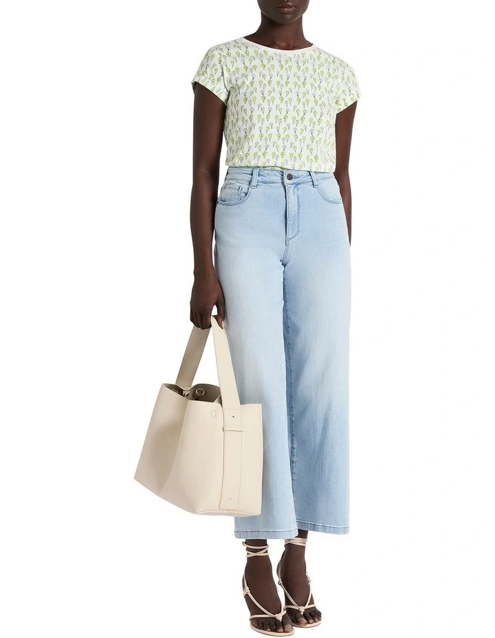 Have A Pear-Fect Day Tee in Pear Multi