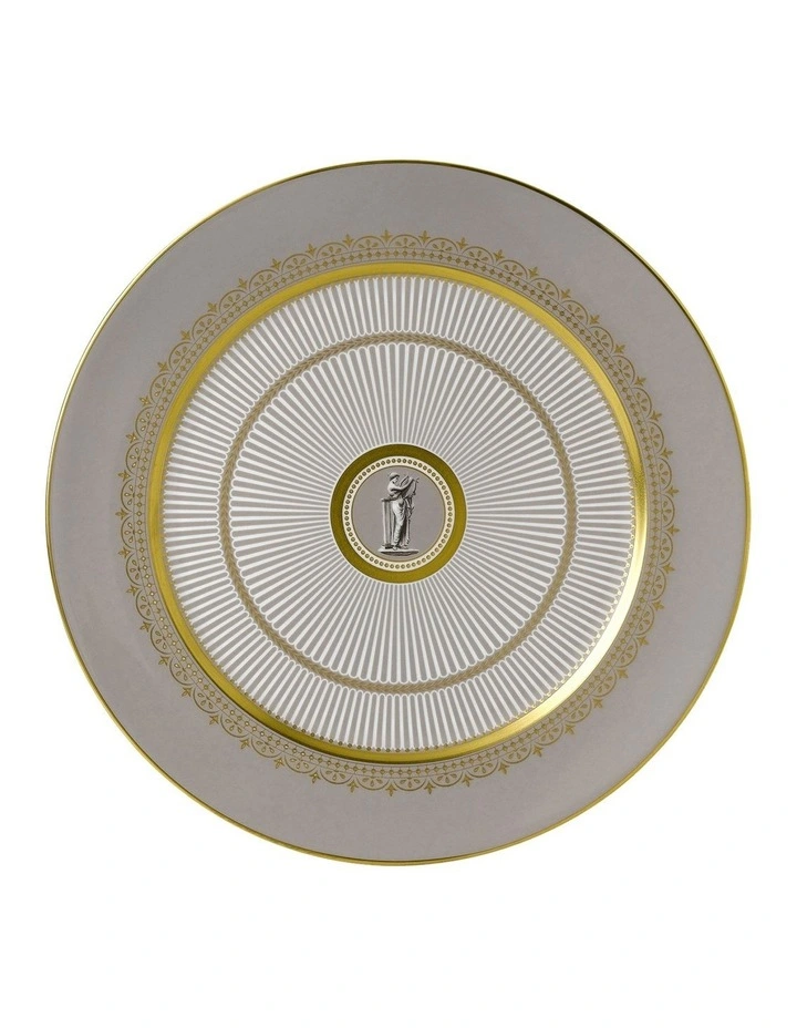 Anthemion Grey Plate 30cm