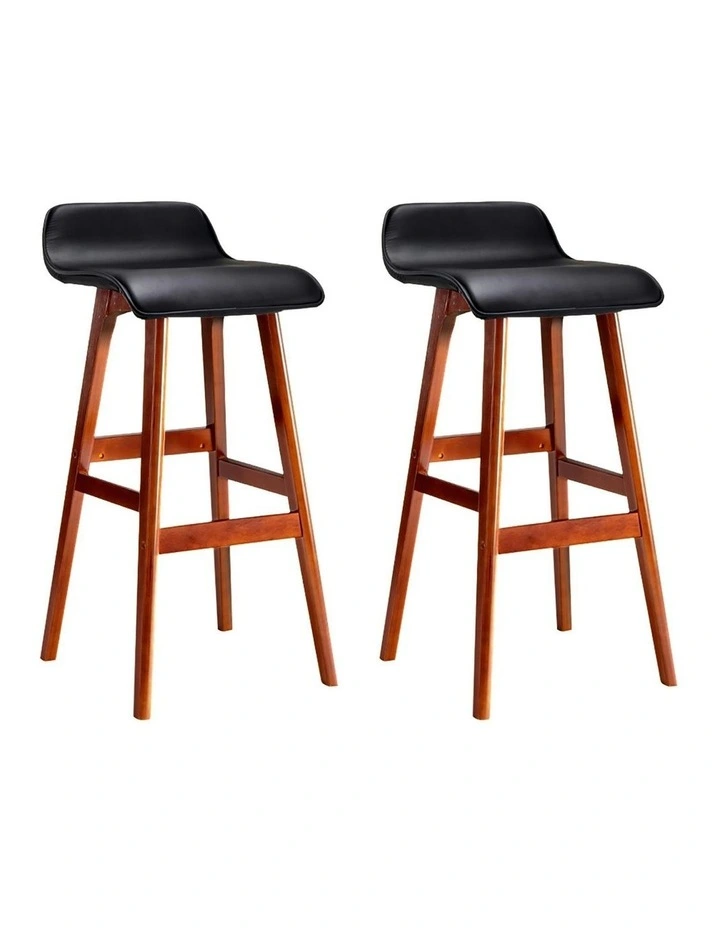Bar Stools 2x in Black