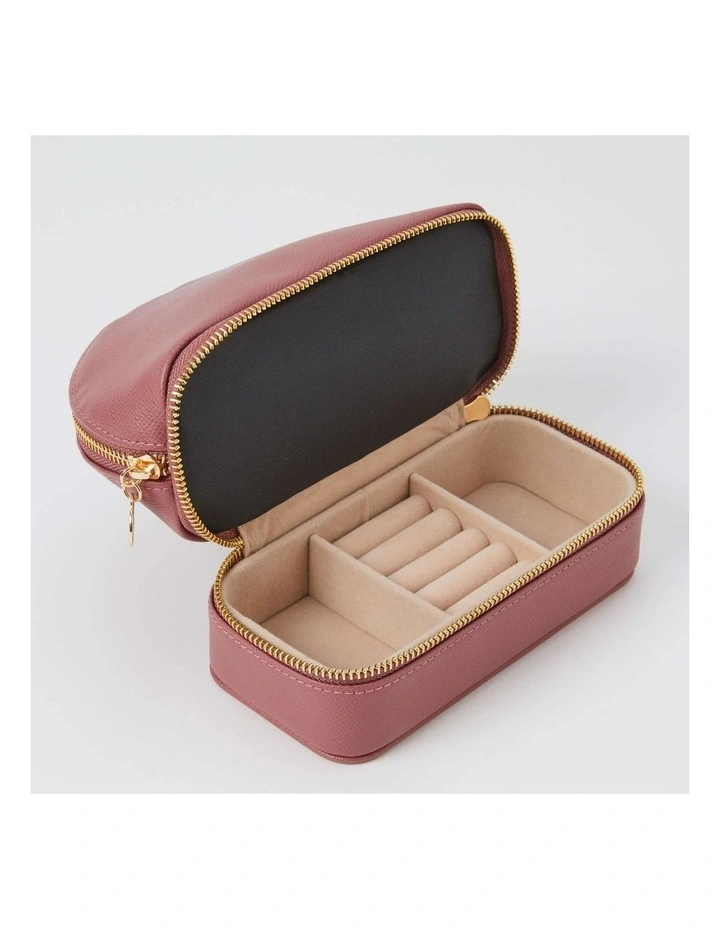 Amara Cosmetic & Jewellery Holder Case in Pink