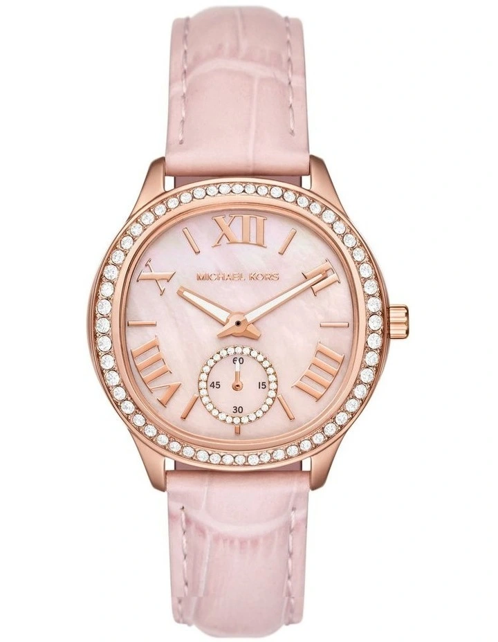 Sage Analogue Watch MK4820 in Nude