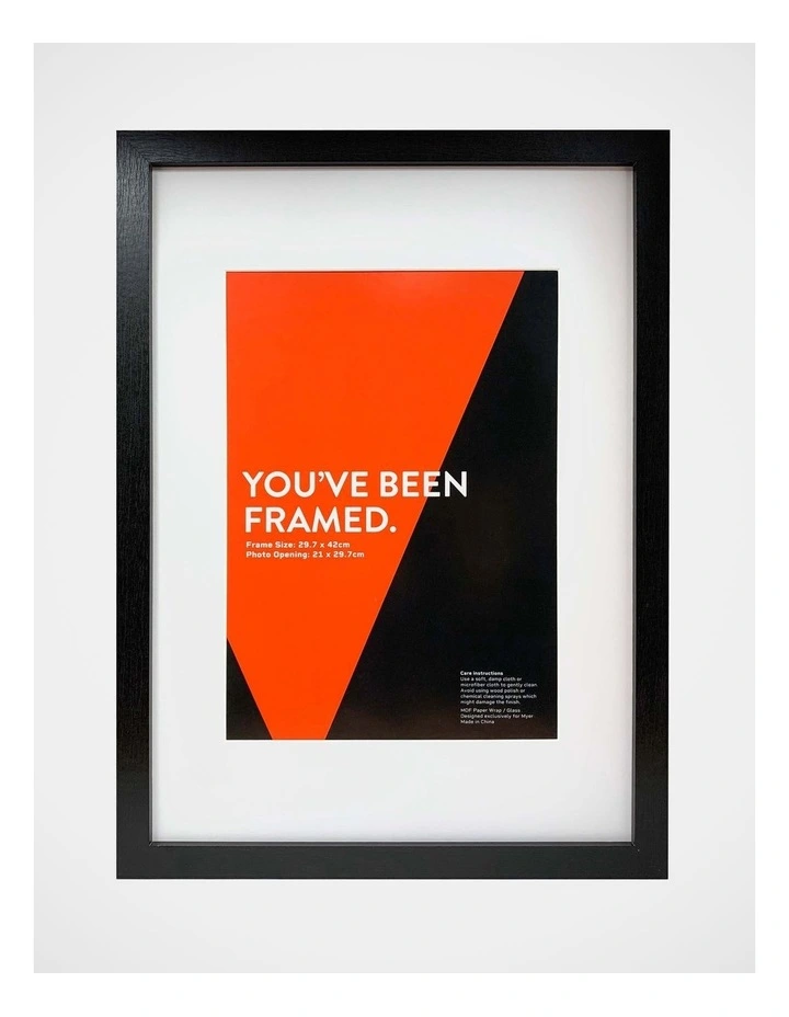 Photo Frame A3/A4 in Black
