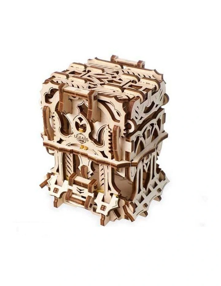 Deck Box For Game Cards 64 Piece Wooden 3D Puzzle