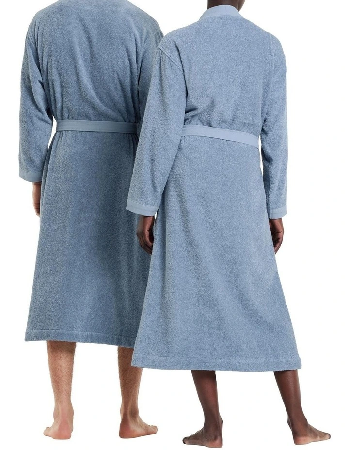 Solace Towelling Robe in Earl Grey
