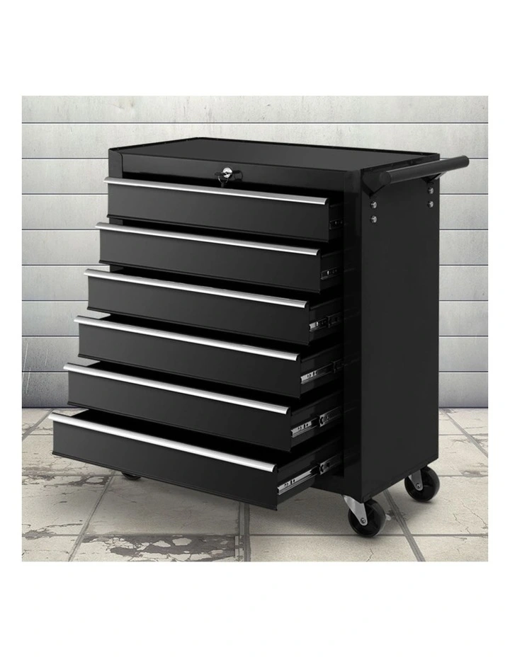 6 Drawers Tool Box In Black