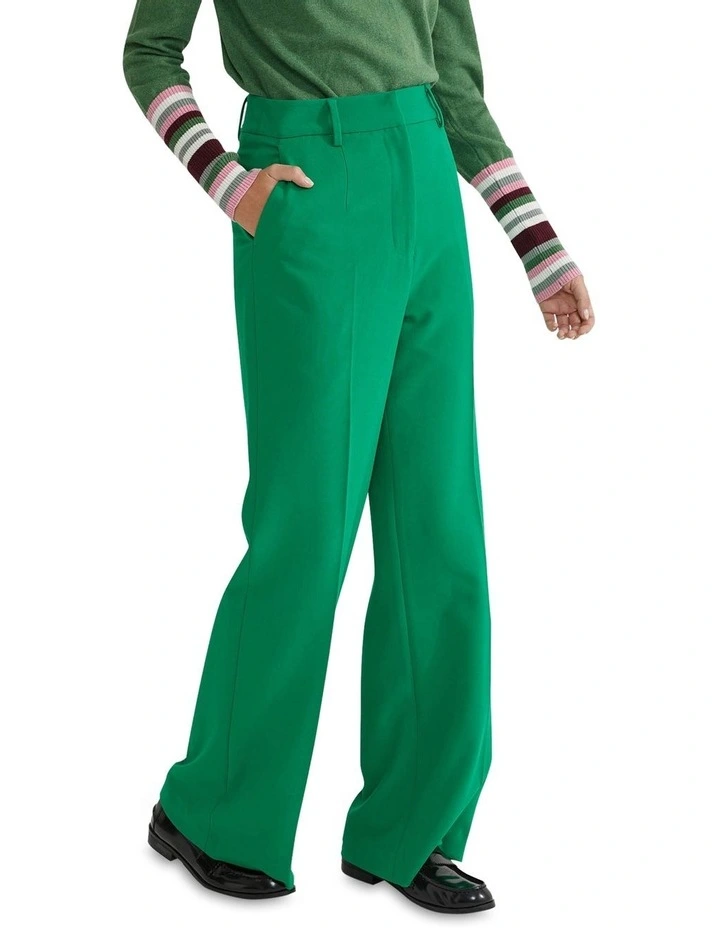 Lydia Wide Leg Pants in Green