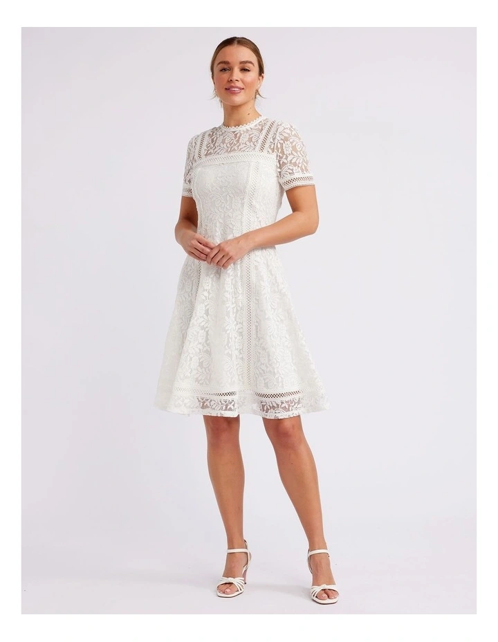 Lacie Dress in Ivory