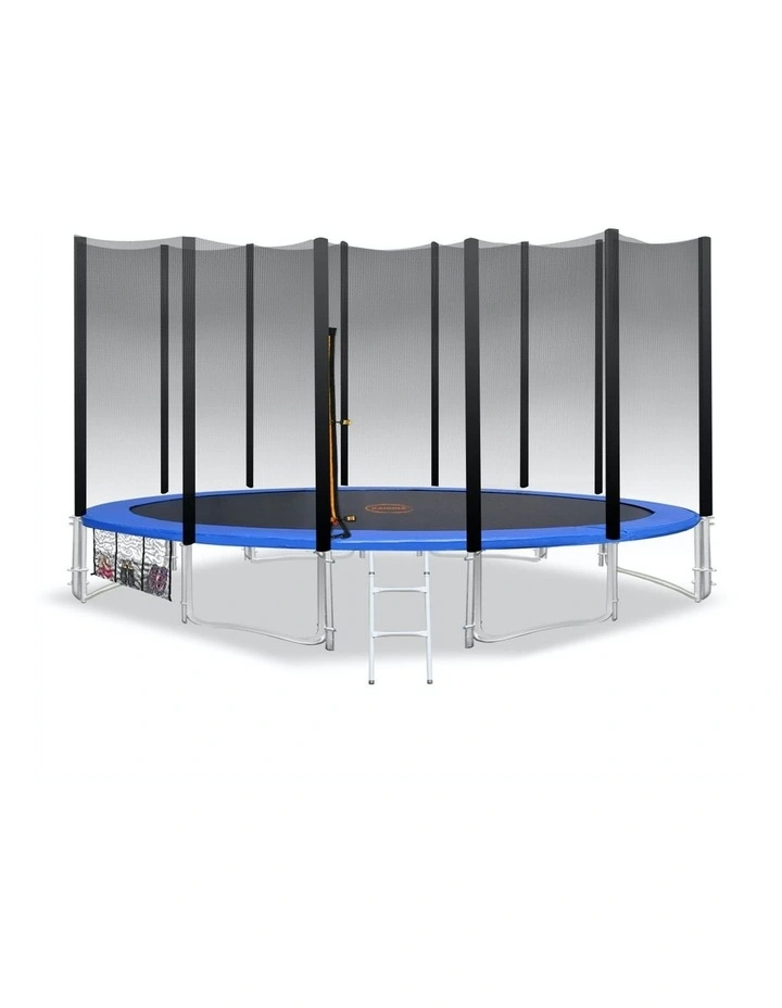 Blizzard 14ft Trampoline with Net Blue