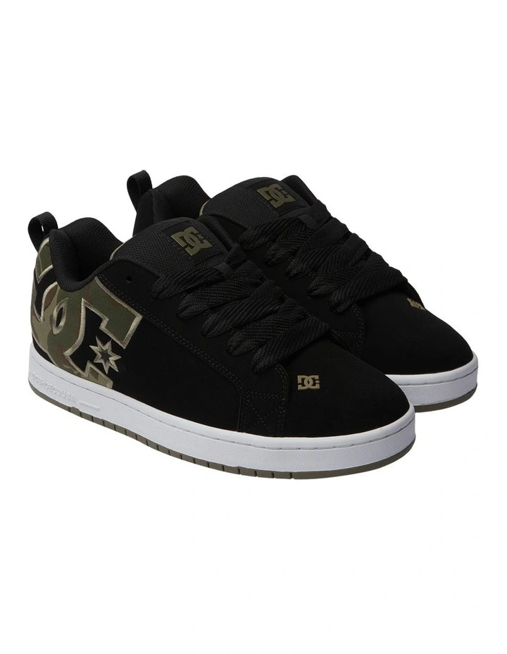 Court Graffik Shoes in Black/Green