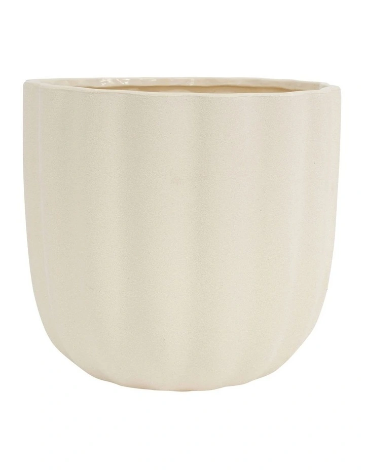 Kimba Planter 22x20cm in Antique White