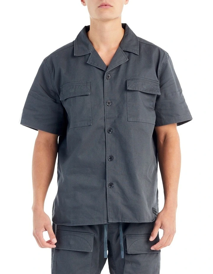 Pacific Short Sleeve Shirt in Slate