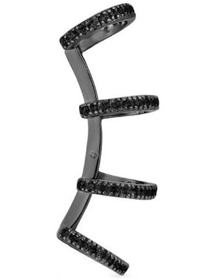 Edge Ear Cuff in Black