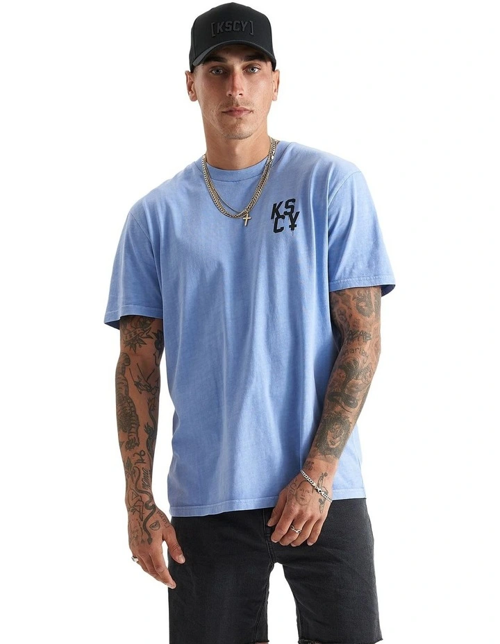 Loara Relaxed Tee in Pigment Kentucky Blue