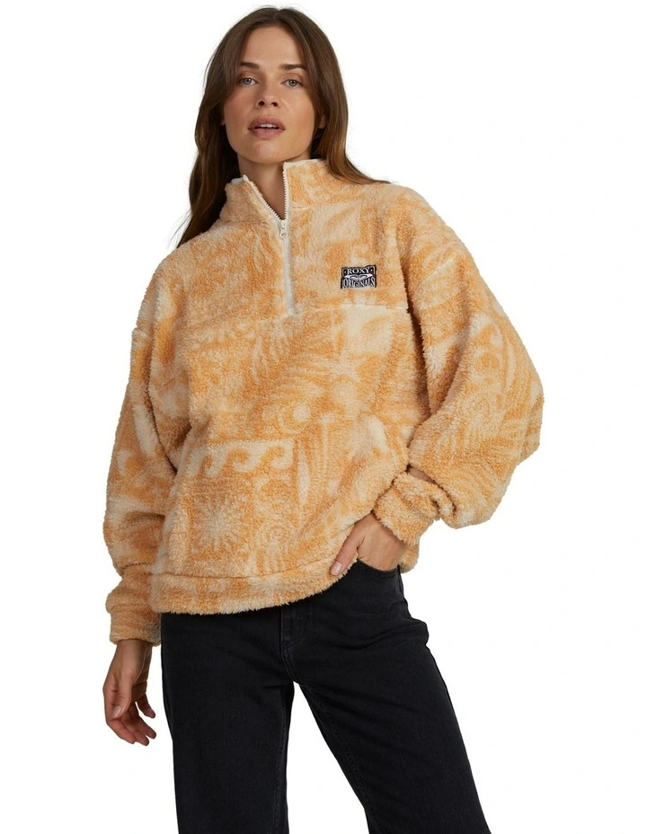 Jive Talking Half-Zip Fleece in Tapioca