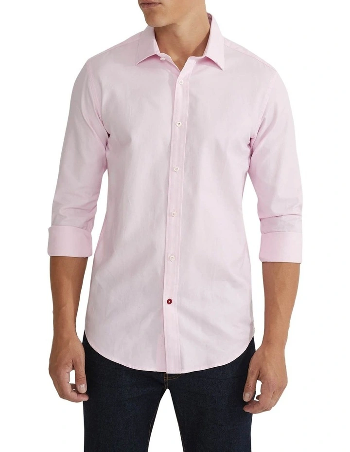 Beckton Dobby Shirt in Pink
