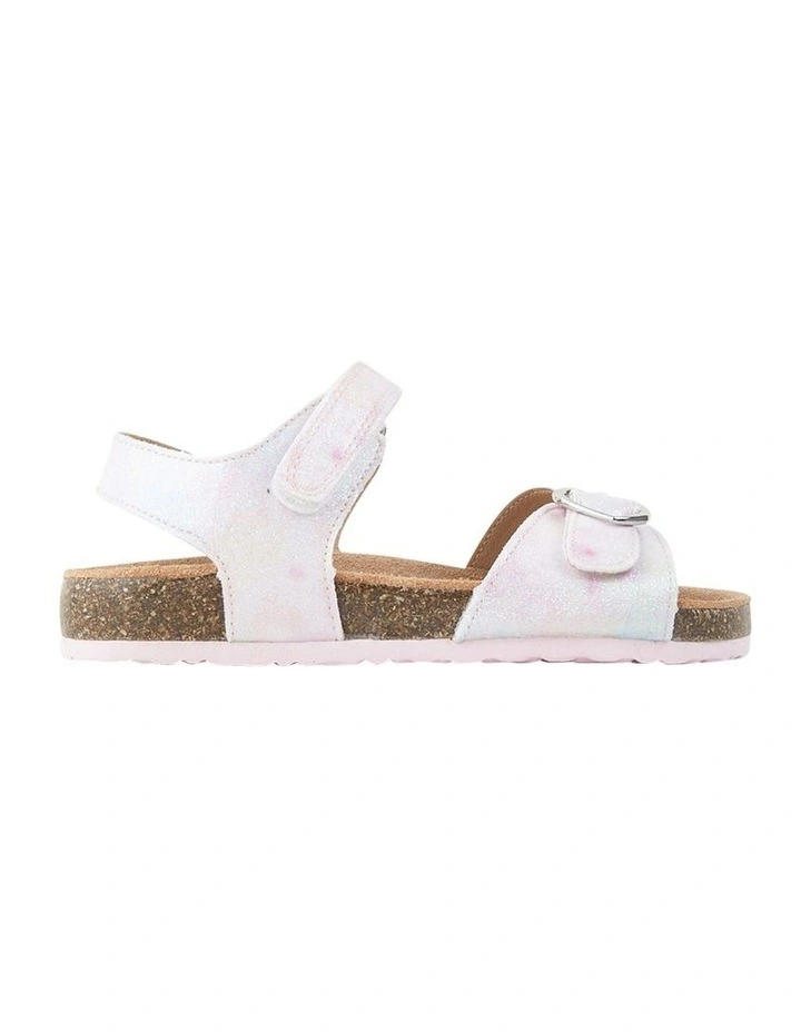 Avery Sweetheart Sandals in Pastel Rainbow