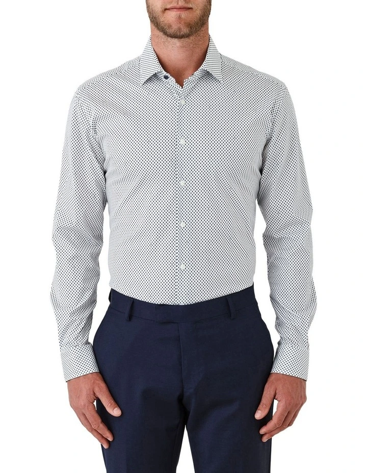 Motion Slim Fit Shirt in Navy