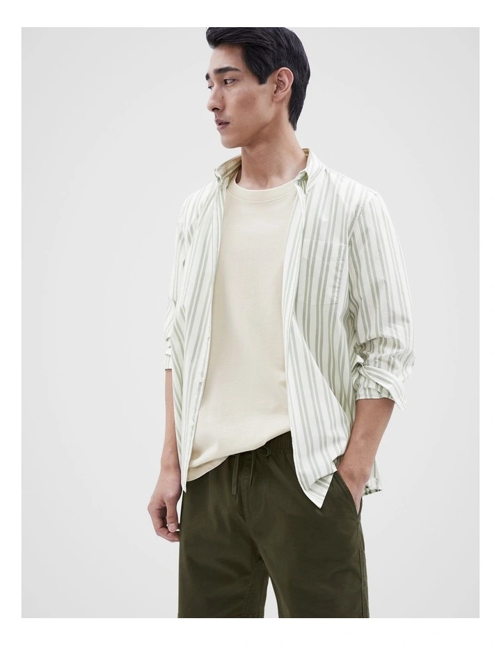 Pull On Short in Olive
