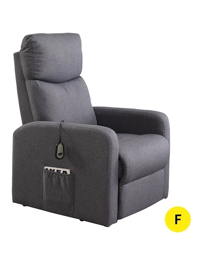 Recliner Chairs Electric Massage Chair Lift Armchair Heated Lounge Sofa in Grey
