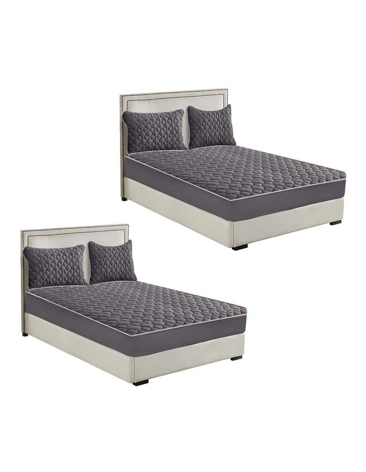 Mattress Clover Bed Sheet 138cm in Grey