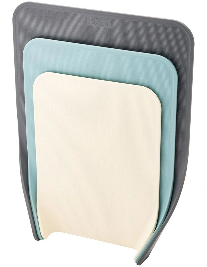 Nesting Chopping Boards Set of 3 in Black/Blue/White