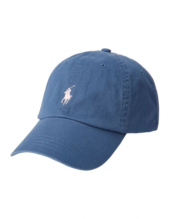 Cotton Chino Ball Cap in Navy