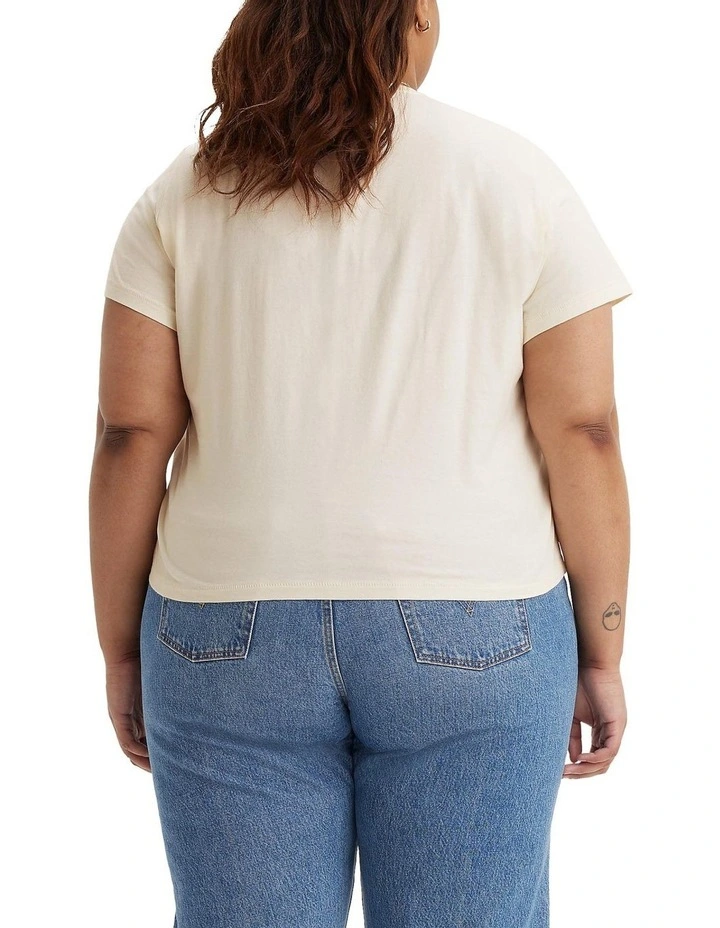 Graphic Classic Tee in Egret