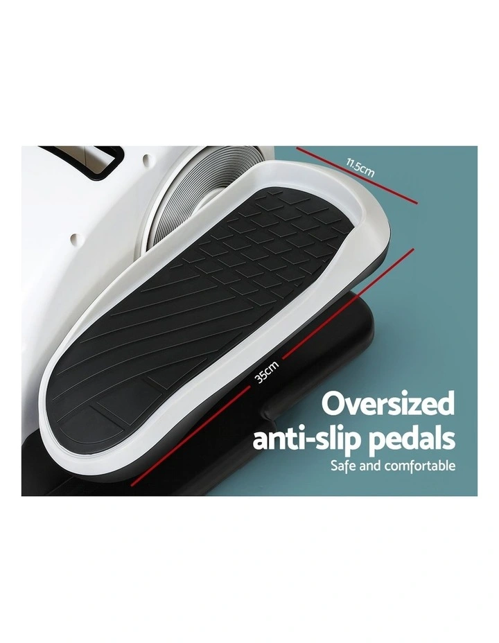 Automatic Pedal Exercise Bike Stepper in White