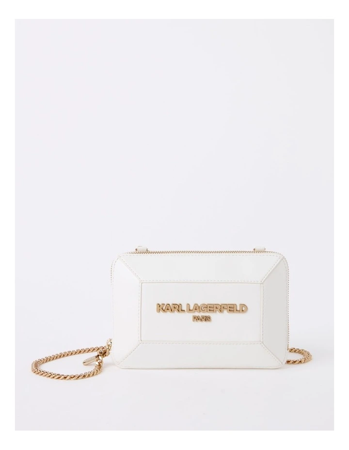 Georgette Small Crossbody in Winter White