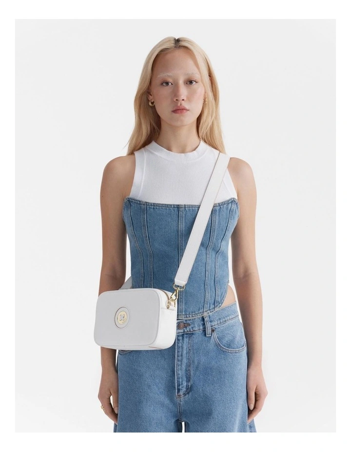 Mim-mazing Crossbody Bag in White