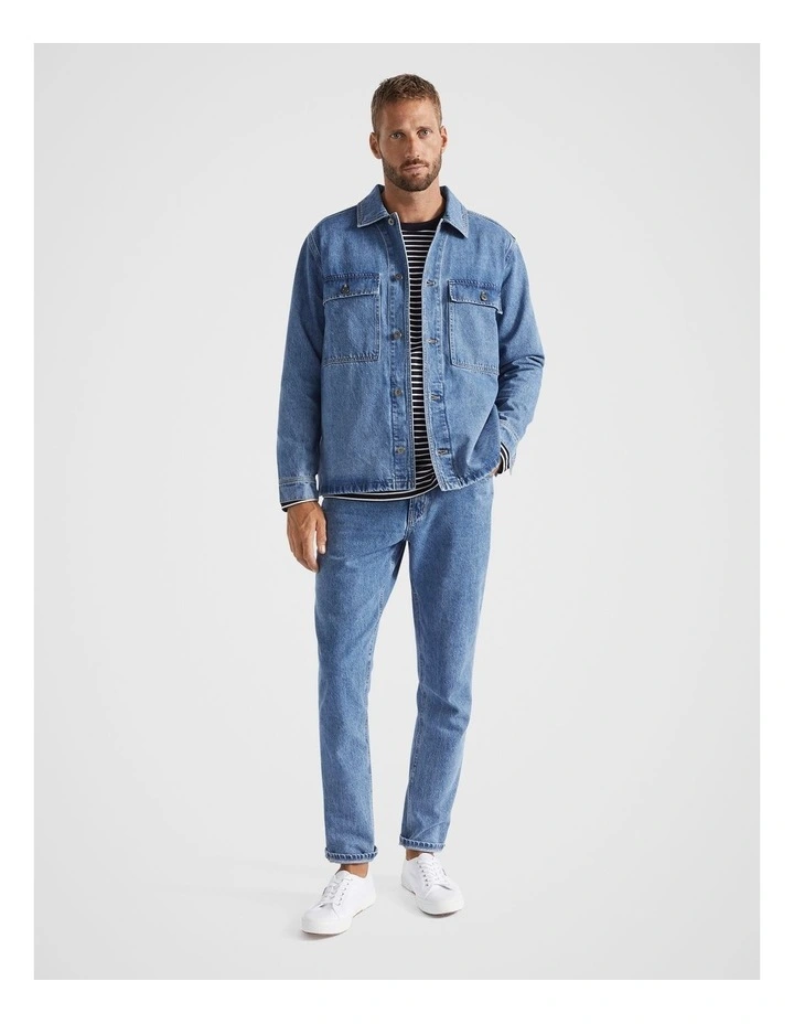 Denim Overshirt in Blue