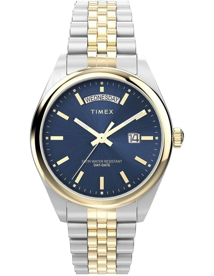 Legacy Day/Date Stainless Steel Watch in Two Tone