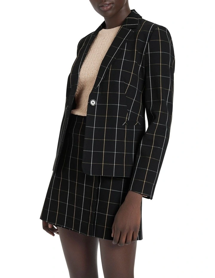 Night Life Blazer in Black Multi