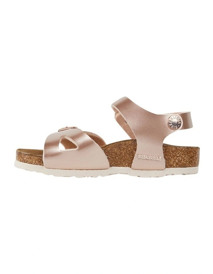 Rio Birko-Flor Narrow Children's Sandals in Copper