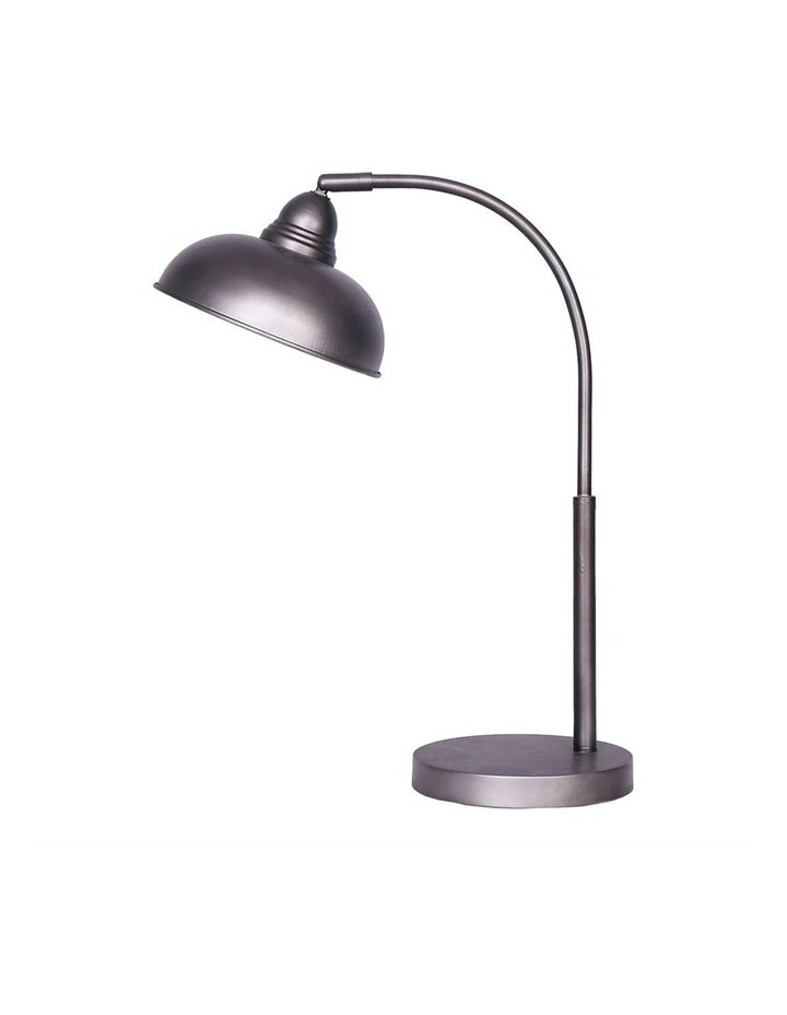 Industrial Chic Adjustable Angle Desk Lamp Dark Grey