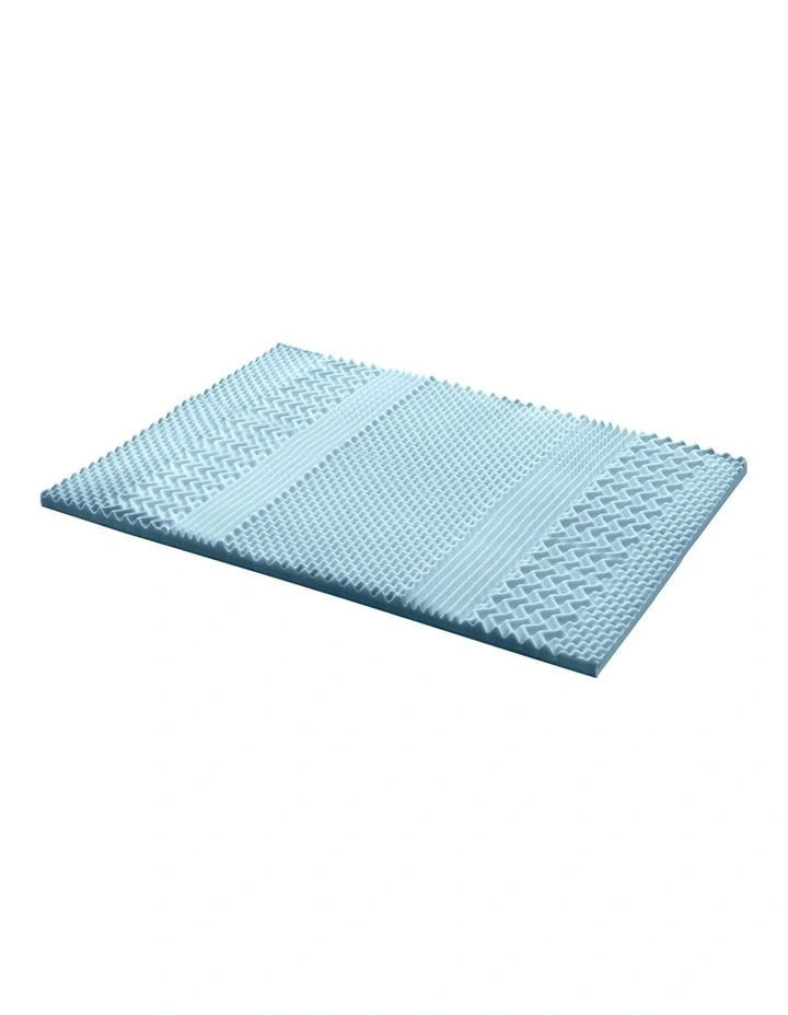 COOL GEL Memory Foam Mattress Topper BAMBOO 5CM 7-Zone King