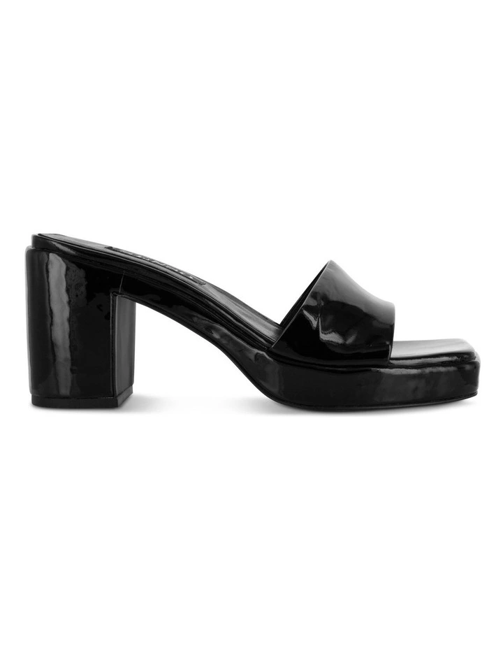 Stevie Heeled Mules in Black